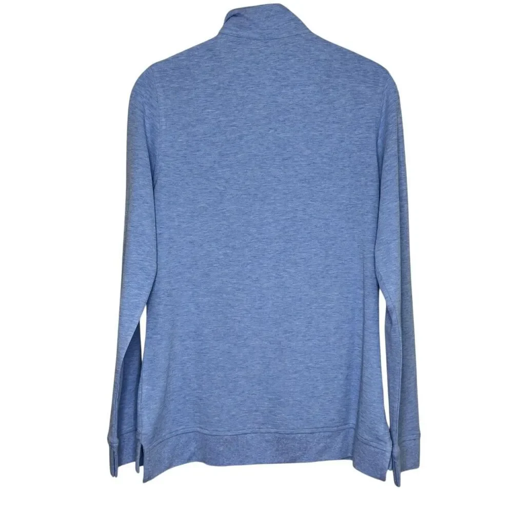 Peter Millar Womens Jacket Size Small Light Blue Heather NEW Full Zip